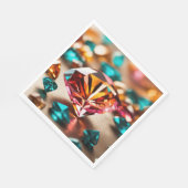 ダイヤモンドデザイン紙ナプキンス スタンダードランチョンナプキン (角)