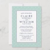 ダイヤモンドドット結婚式招待状 | 造幣局と海軍 招待状 (正面)