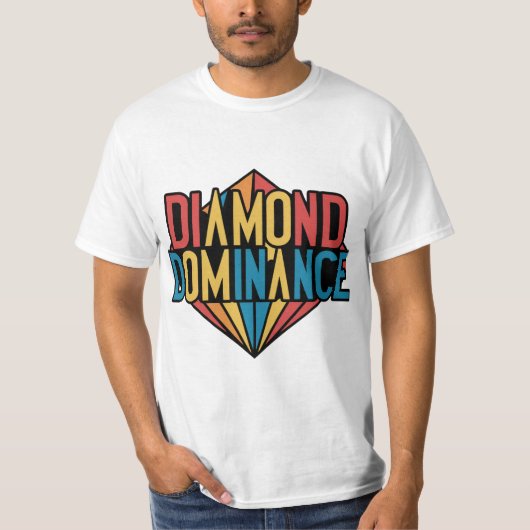 👕💎ダイヤモンドドミナンスTシャツデザイン💎👕 Tシャツ (正面)