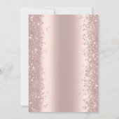 ダイヤモンドドレスバラ金ゴールドグリッターダスト100th 招待状 (裏面)