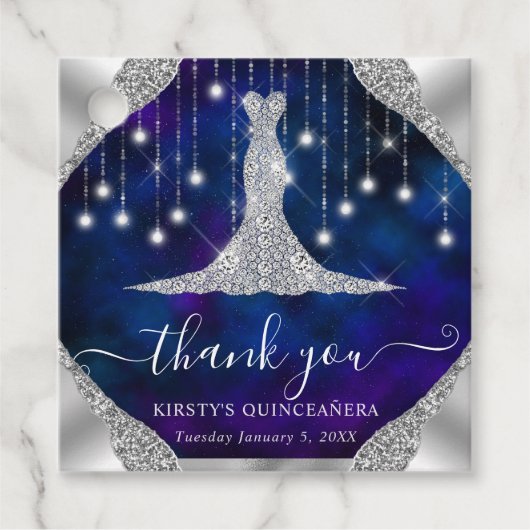 ダイヤモンドドレス&《写真》ぼけ味ストリングライトキンセアニェラ フェイバータグ (正面)