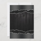 ダイヤモンドドレス&《写真》ぼけ味ストリングライトスウィート16 招待状 (裏面)