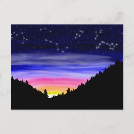 ダイヤモンドナイトはがき ポストカード (正面)