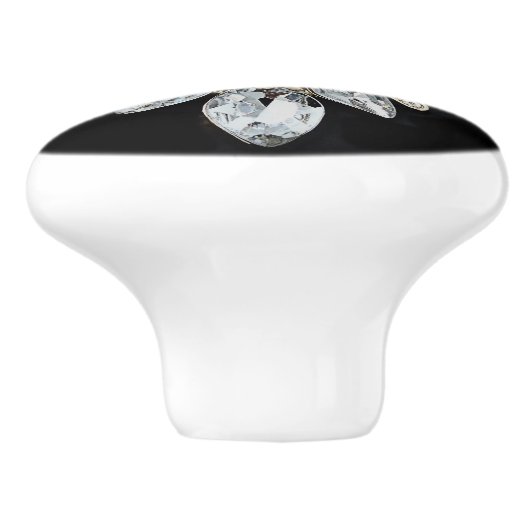 ダイヤモンドネックレスの陶磁器のノブ セラミックノブ (側面)