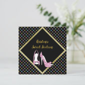 ダイヤモンドハイヒールSWEET SIXTEEN招待状スポット 招待状 (スタンド正面)