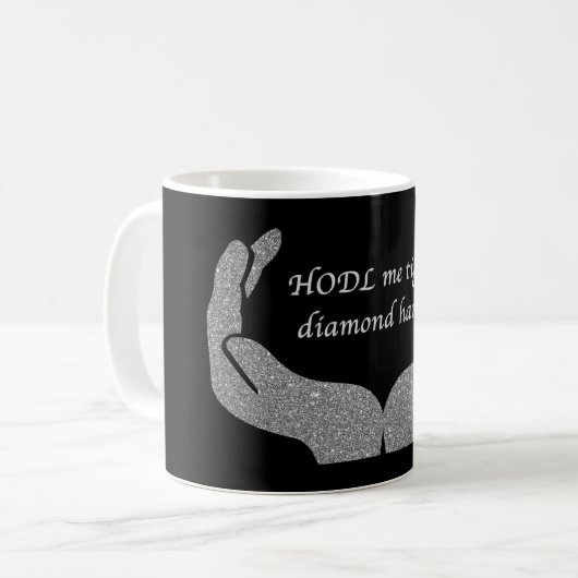ダイヤモンドハンズコーヒーマグ コーヒーマグカップ (正面左)