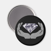 ダイヤモンドハンズマグネット マグネット (正面/裏面)