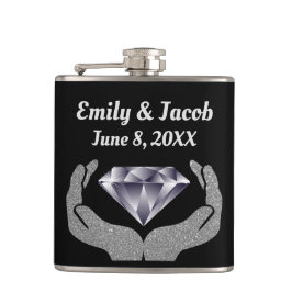 ダイヤモンドハンド ウェディング フラスク