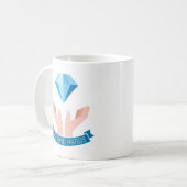 ダイヤモンドハンド コーヒーマグカップ (正面左)