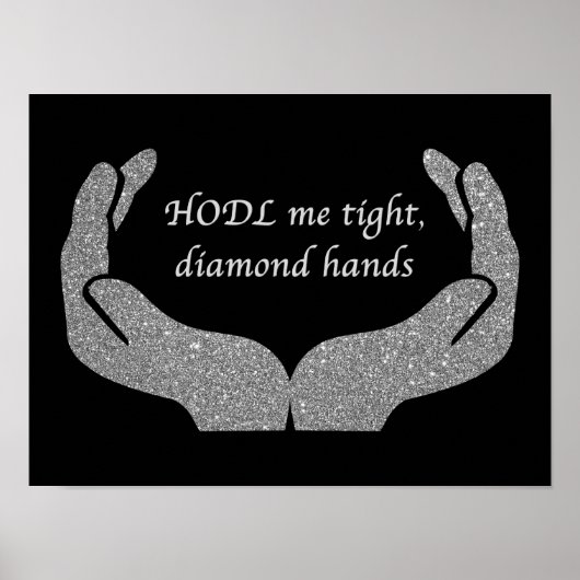 ダイヤモンドハンド ポスター (正面)