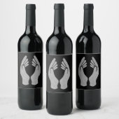 ダイヤモンドハンド ワインラベル (ボトル)