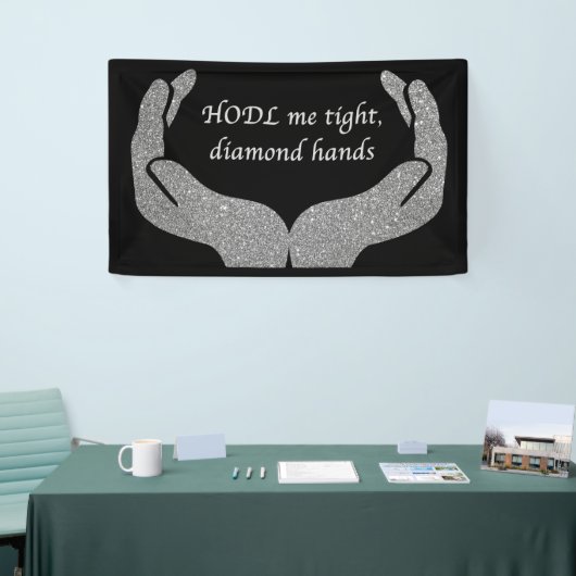 ダイヤモンドハンド 横断幕 (トレードショー)
