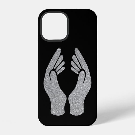 ダイヤモンドハンド iPhoneケース (裏面)