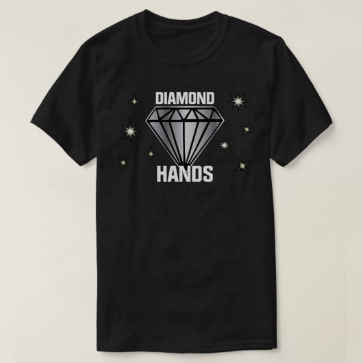 ダイヤモンドハンド Tシャツ (デザイン正面)