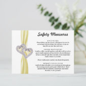 ダイヤモンドハーツ イエローリボン 安全対策 エンクロージャーカード (スタンド正面)