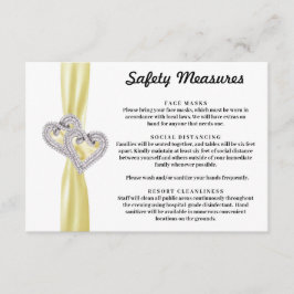 ダイヤモンドハーツ イエローリボン 安全対策 エンクロージャーカード