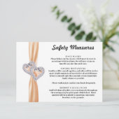 ダイヤモンドハーツ オレンジリボン 安全対策 エンクロージャーカード (スタンド正面)