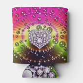 ダイヤモンドハートきらきら光るクーラーボックス 缶クーラー (裏面)