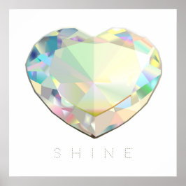 ダイヤモンドハートインスピレーション ポスター