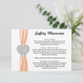 ダイヤモンドハートオレンジリボン安全対策 エンクロージャーカード (スタンド正面)