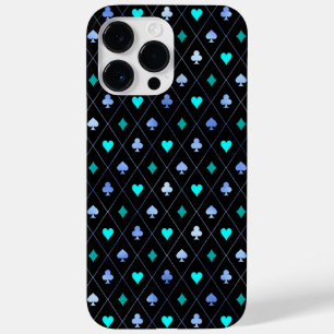 ダイヤモンドハートスペードクラブトランプパターン Case-Mate iPhone 14 PRO MAXケース