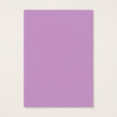 ダイヤモンドハートパープルブライダルシャワービンゴカード (裏面)