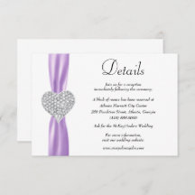 ダイヤモンドハートパープルリ結婚ボン詳細