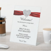 ダイヤモンドハートレッドリ結婚ボンの安全性 台座サイン (インサイチュ)