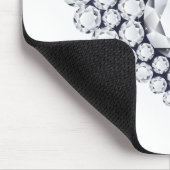 ダイヤモンドハート宝石 マウスパッド (コーナー)