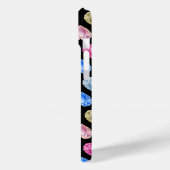 ダイヤモンドハート水彩柄かわいいパステルガーリー Case-Mate iPhoneケース (裏面 / 左)