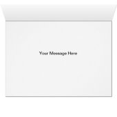 ダイヤモンドハート結婚グリーンサンキューカード (内部横(下))