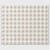 ダイヤモンドハート, オーダーメイド ウェディング ラッピングペーパー (フラット)