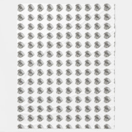 ダイヤモンドハート フリースブランケット