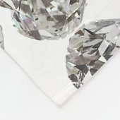 ダイヤモンドハート フリースブランケット (角)