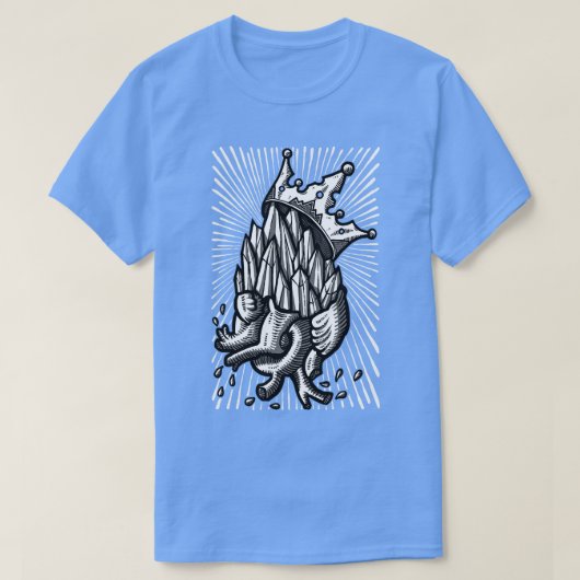 ダイヤモンドハート Tシャツ (デザイン正面)