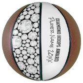 ダイヤモンドバスケットボールバスケ賞スポーツグラムジェム バスケットボール (縦)