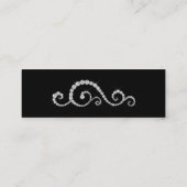 ダイヤモンドバタフライミニ名刺 スキニー名刺 (裏面)