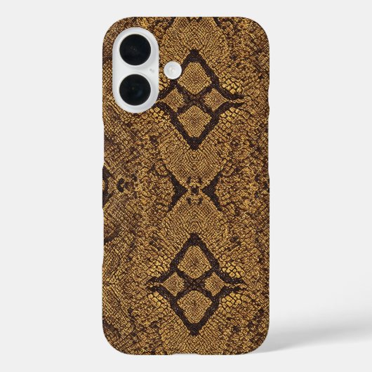 ダイヤモンドバックスネークパターン Case-Mate iPhoneケース (裏面)