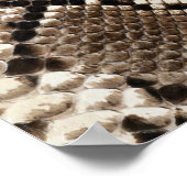 ダイヤモンドバックラトルネクスキン ポスター (角)