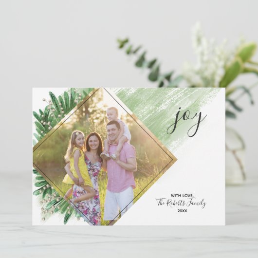 ダイヤモンドパイン |クリスマスフォトカード シーズンカード (スタンド正面)