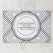 ダイヤモンドパターパーソナライズされたン店 ペーパーパッド (正面)