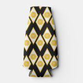 ダイヤモンドパターモダンンの柑橘系スライス ボトルクーラー (正面)