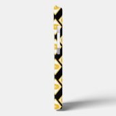 ダイヤモンドパターモダンンの柑橘系スライス Case-Mate iPhoneケース (裏面 / 左)