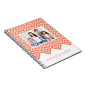 ダイヤモンドパターンカスタムノートブック ノートブック (右側)