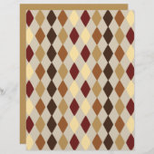 ダイヤモンドパターンスクラップブック紙 (正面/裏面)