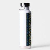 ダイヤモンドパターンデザイン、アンカラ水瓶 ウォーターボトル (右面)
