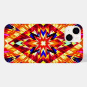 ダイヤモンドパターンフルシャインエミッションモバイル Case-Mate iPhoneケース (裏面 (横))