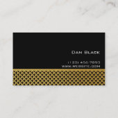 ダイヤモンドパターンマジシャンの名刺 名刺 (裏面)