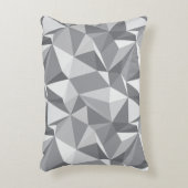 ダイヤモンドパターン-抽象的な多角形 アクセントクッション (正面(垂直))