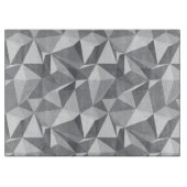 ダイヤモンドパターン-抽象的な多角形 カッティングボード (正面)